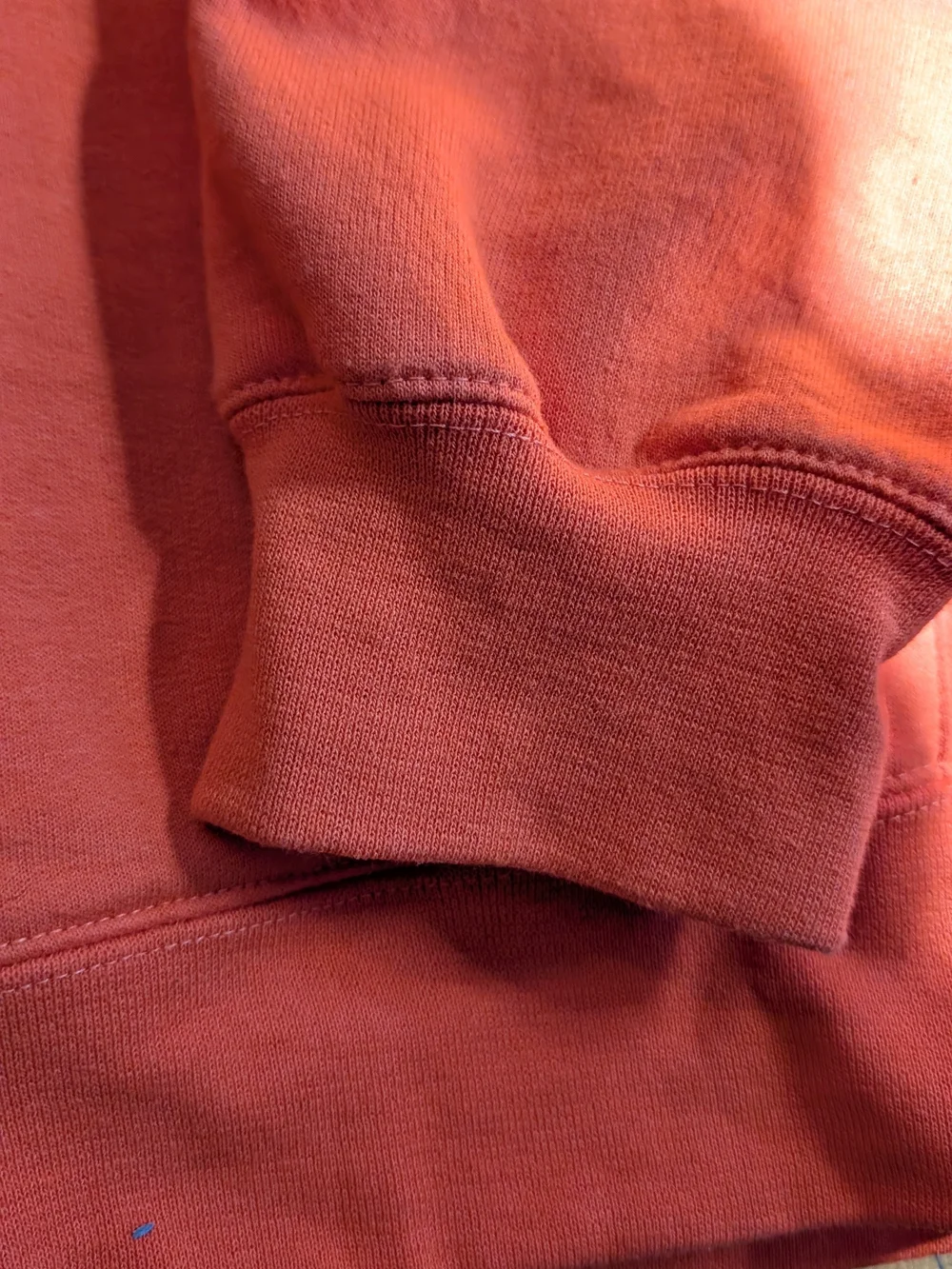 adidas Men's Orange Logo Pullover Hoodie